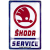 Blechschild Skoda Service 1